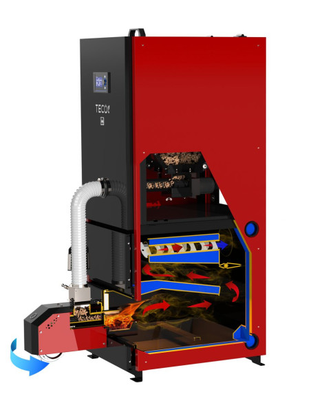 Котел пеллетный автомат TECO Pellet 25